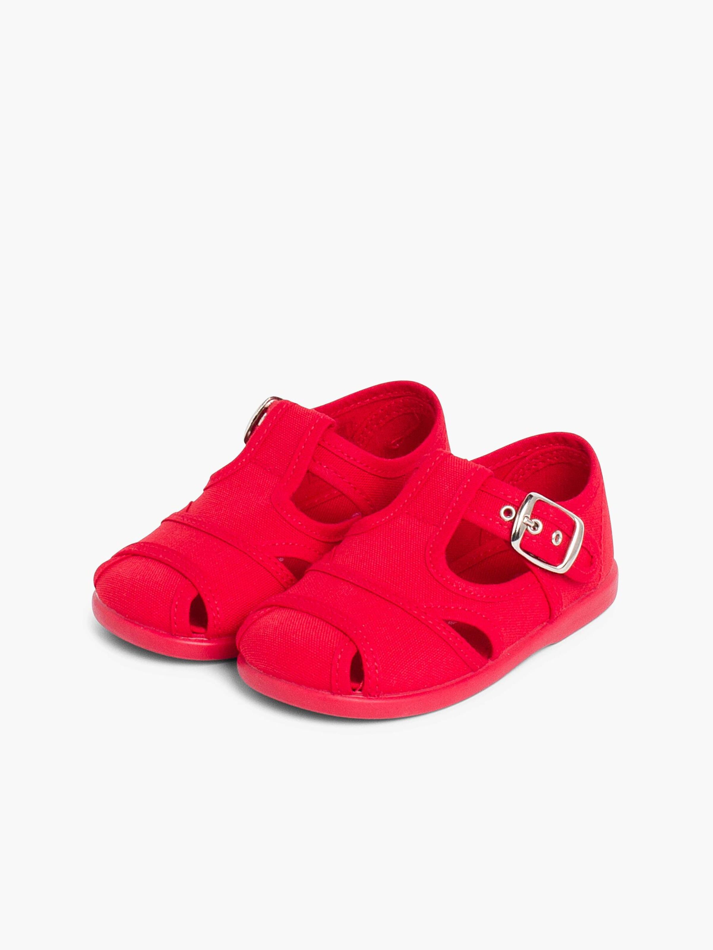 Pisamonas First-Step Shoes in Red