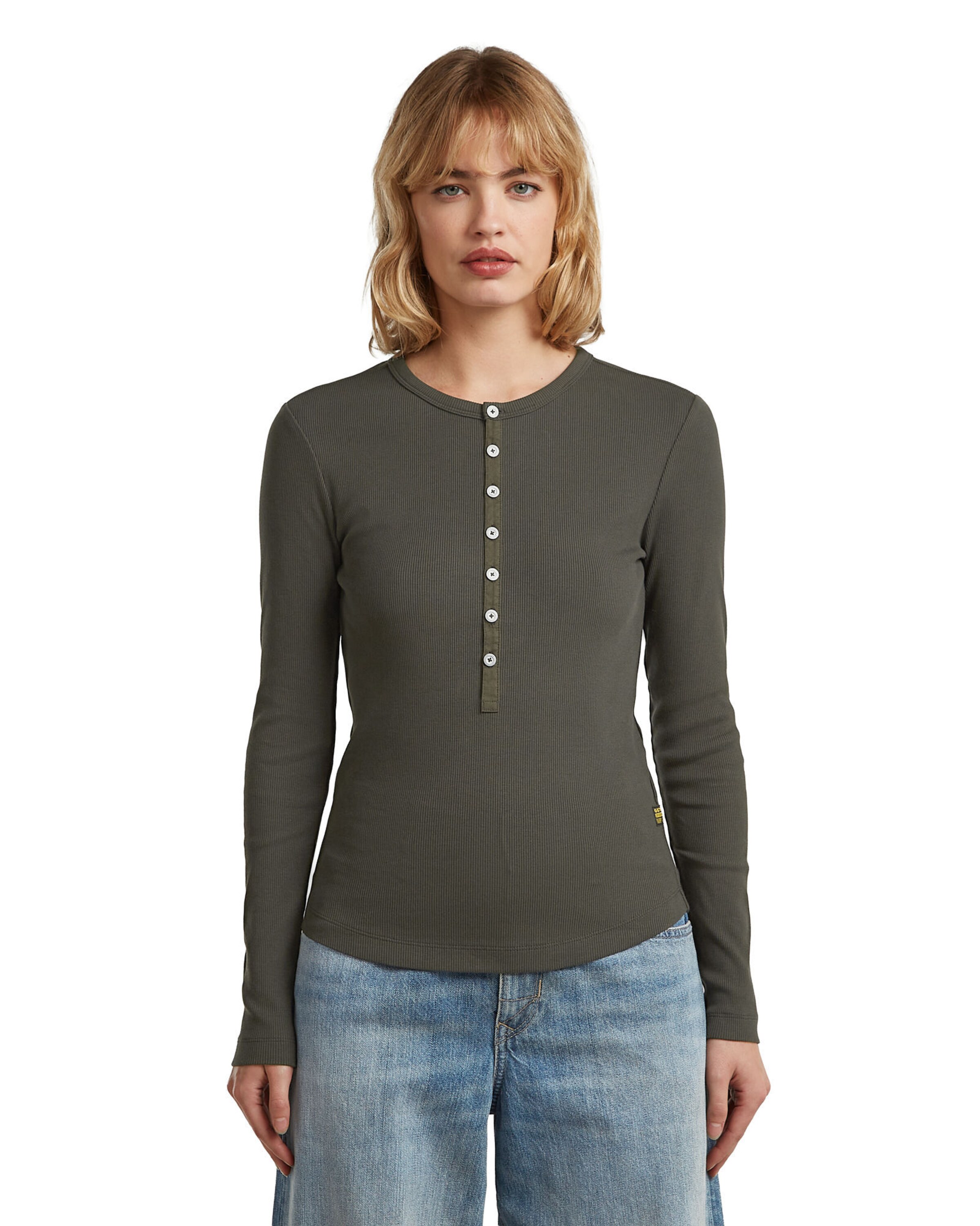 T-shirt G-STAR en gris : devant