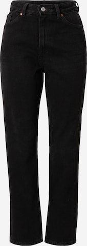 Monki Regular Jeans in Zwart: voorkant