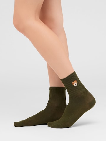 CALZEDONIA Socks in Green: front