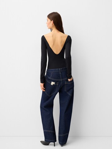 Shirtbody Bershka en noir