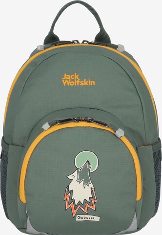 JACK WOLFSKIN Sports Backpack 'Buttercup' in Green: front