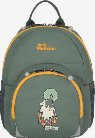 JACK WOLFSKIN Sports Backpack 'Buttercup' in Green: front