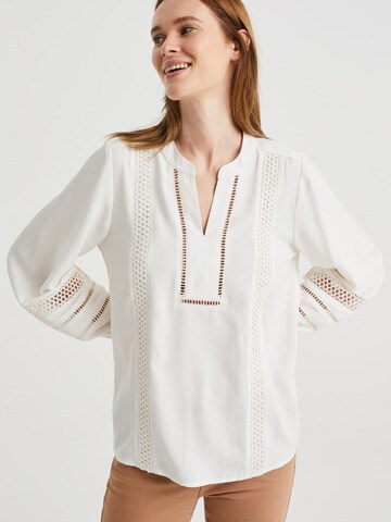 WE Fashion Bluse in Weiß