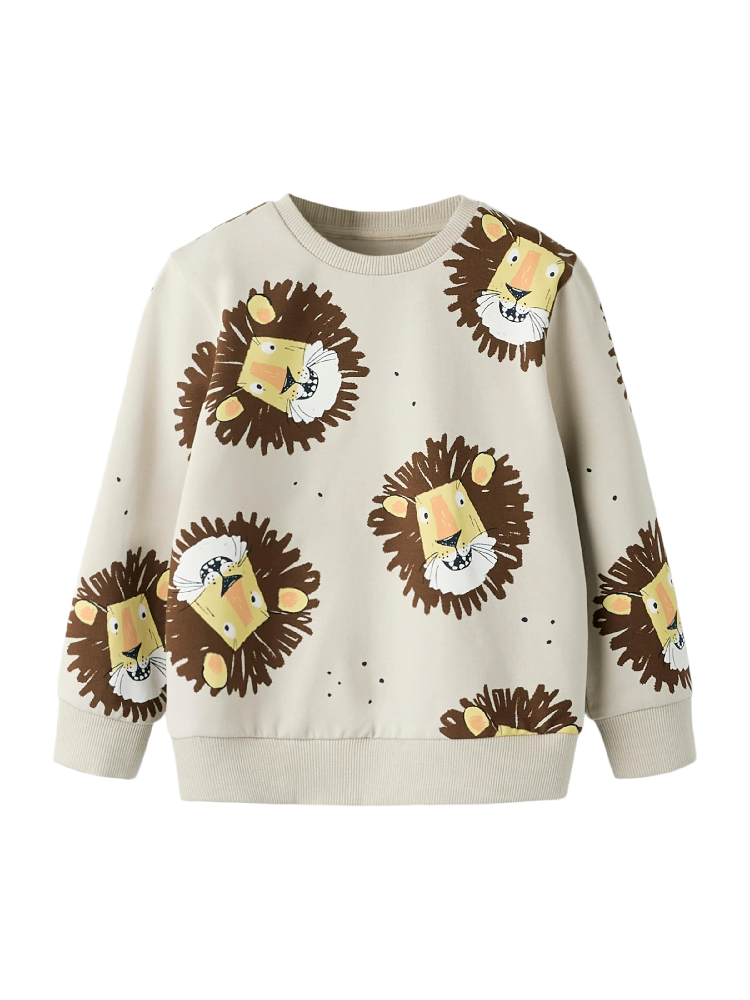 Felpa 'NMMSAKU' di NAME IT in argento: frontale