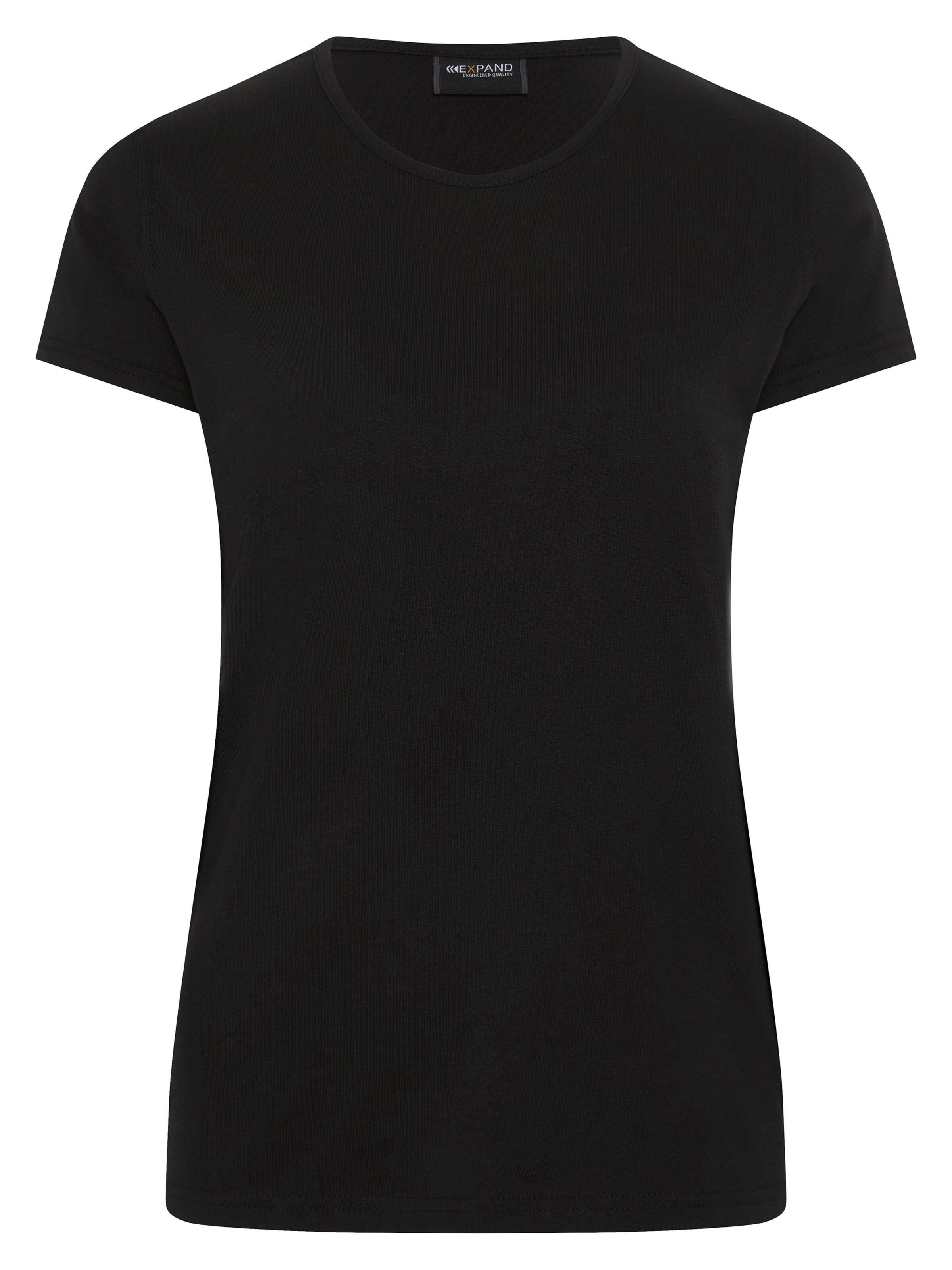 Expand Shirt in Black: front