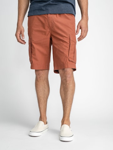 Regular Pantalon cargo Petrol Industries en marron : devant