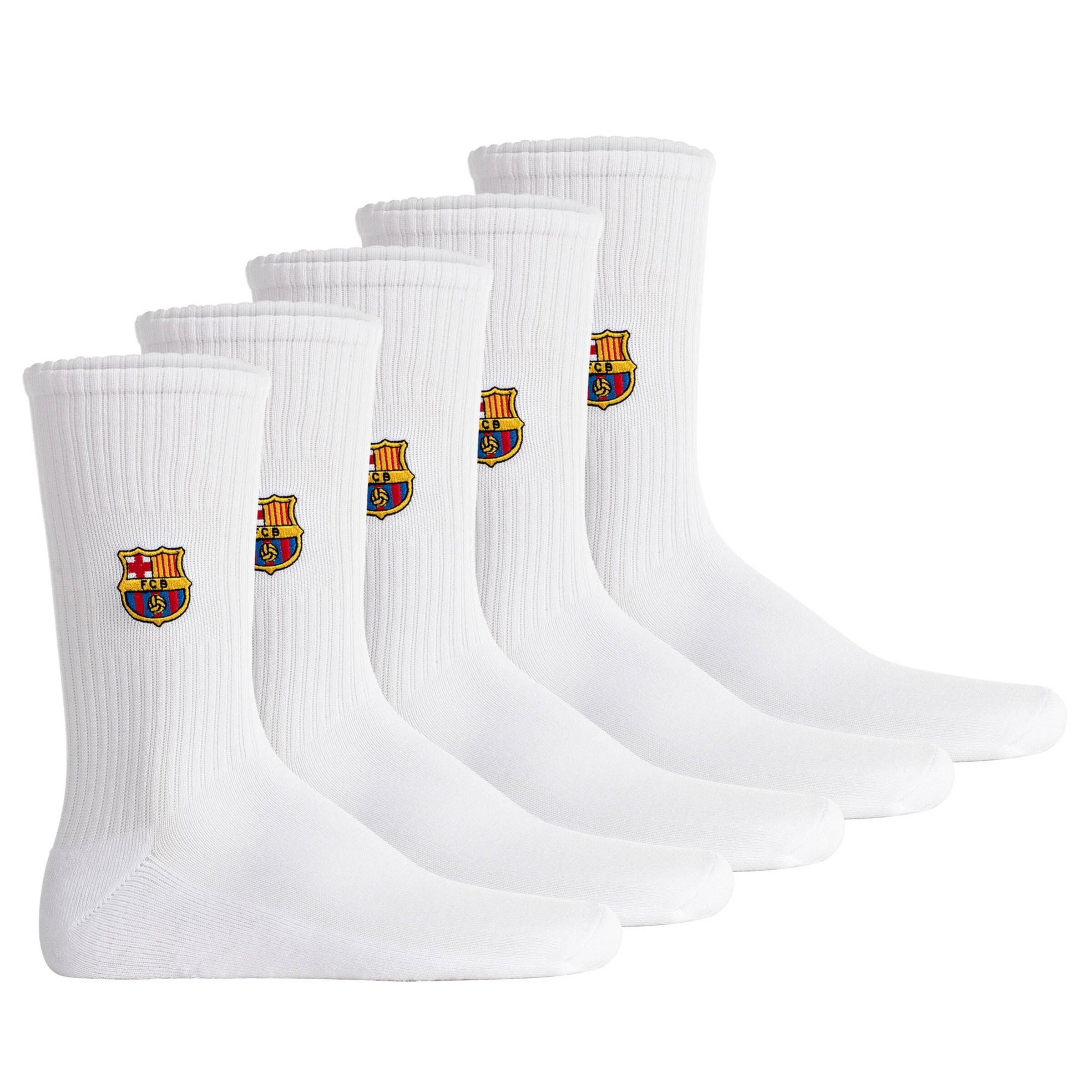 FC Barcelona Socken in Weiß