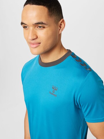 T-Shirt fonctionnel 'STALTIC' Hummel en bleu