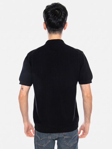 LACOSTE Koszulka 'Men's Polo Bouclé Classic Fit' w kolorze czarny