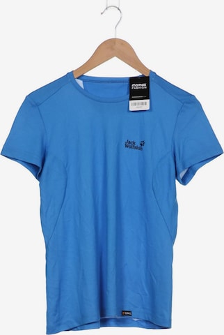 JACK WOLFSKIN T-Shirt S in Blau: predná strana
