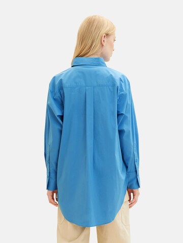 TOM TAILOR DENIM Blouse in Blauw