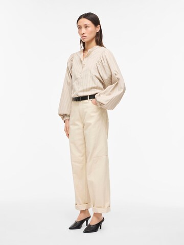 ROUGE EDIT Bluse in Beige