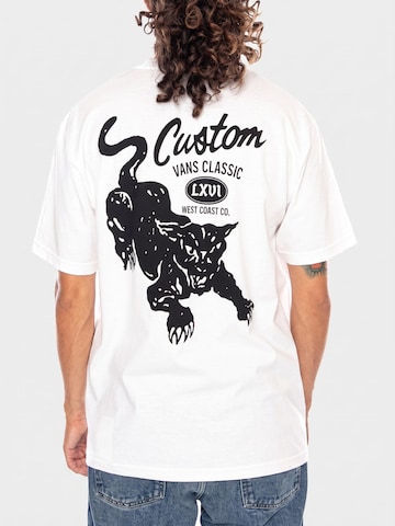 T-Shirt 'CUSTOM CAT SS TEE WHITE' VANS en blanc