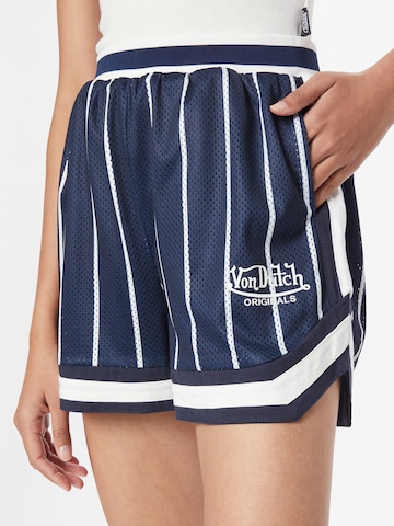 Von Dutch Originals Regular Shorts 'EVAINE' in Blau