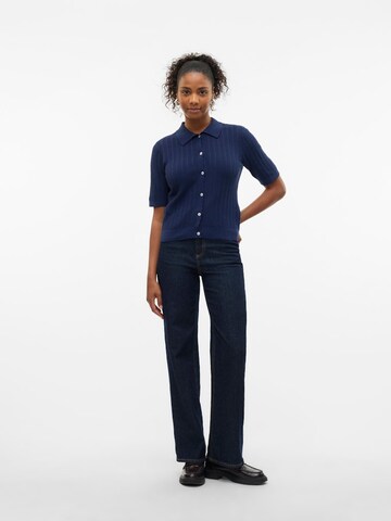 VERO MODA Вязаная кофта 'VMLuxlight' в Синий