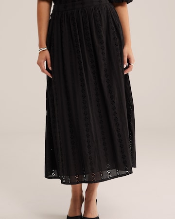 WE Fashion Юбка в Черный: спереди