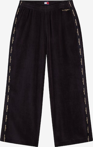 Tommy Jeans Bő szár Nadrág - fekete: elől
