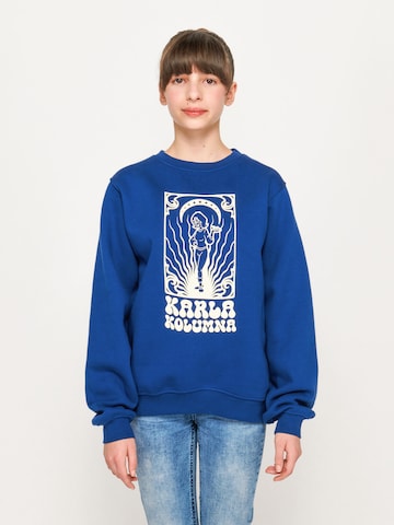 ABOUT YOU x StayKid Sweatshirt 'KARLA' in Blue: front