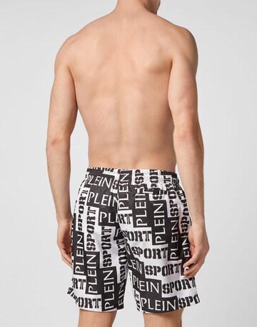Shorts de bain Plein Sport en blanc