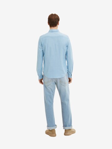 TOM TAILOR Regular Fit Hemd in Blau