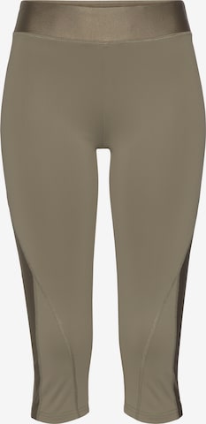 Skinny Pantaloni sport de la LASCANA ACTIVE pe verde: față