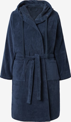 Peignoir long Ulla Popken en bleu : devant