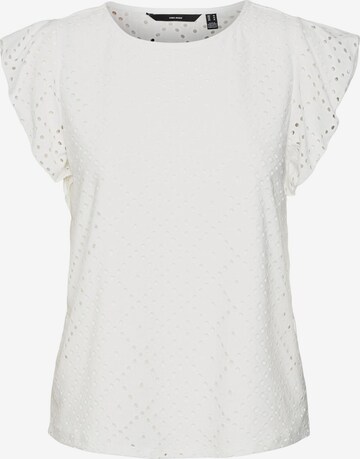 VERO MODA Blouse 'TASSA' in White: front