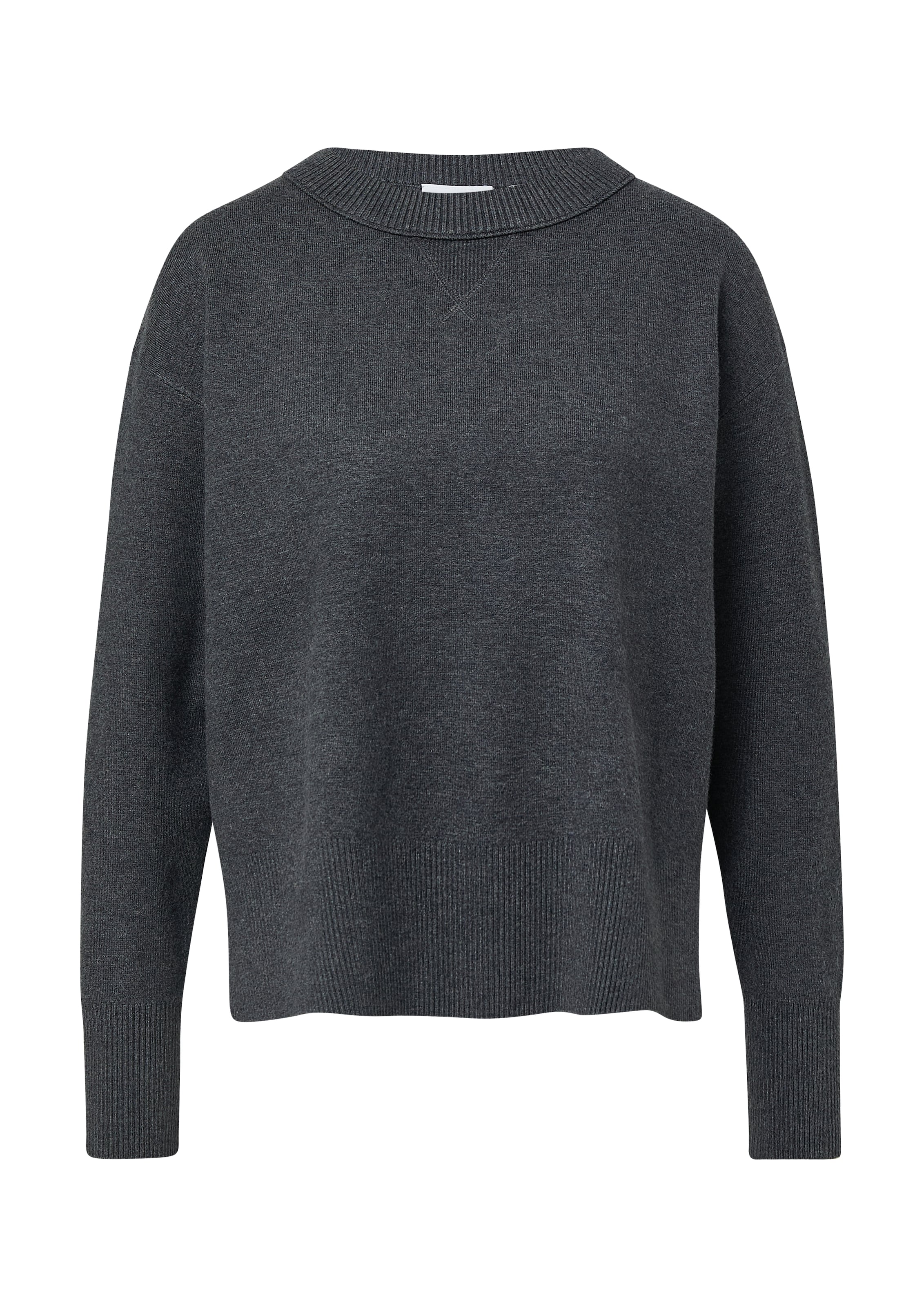 comma casual identity Pullover in Grau: Vorderseite