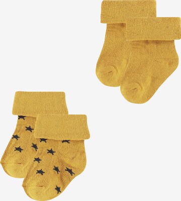 Chaussettes 'Levi' Noppies en jaune : devant