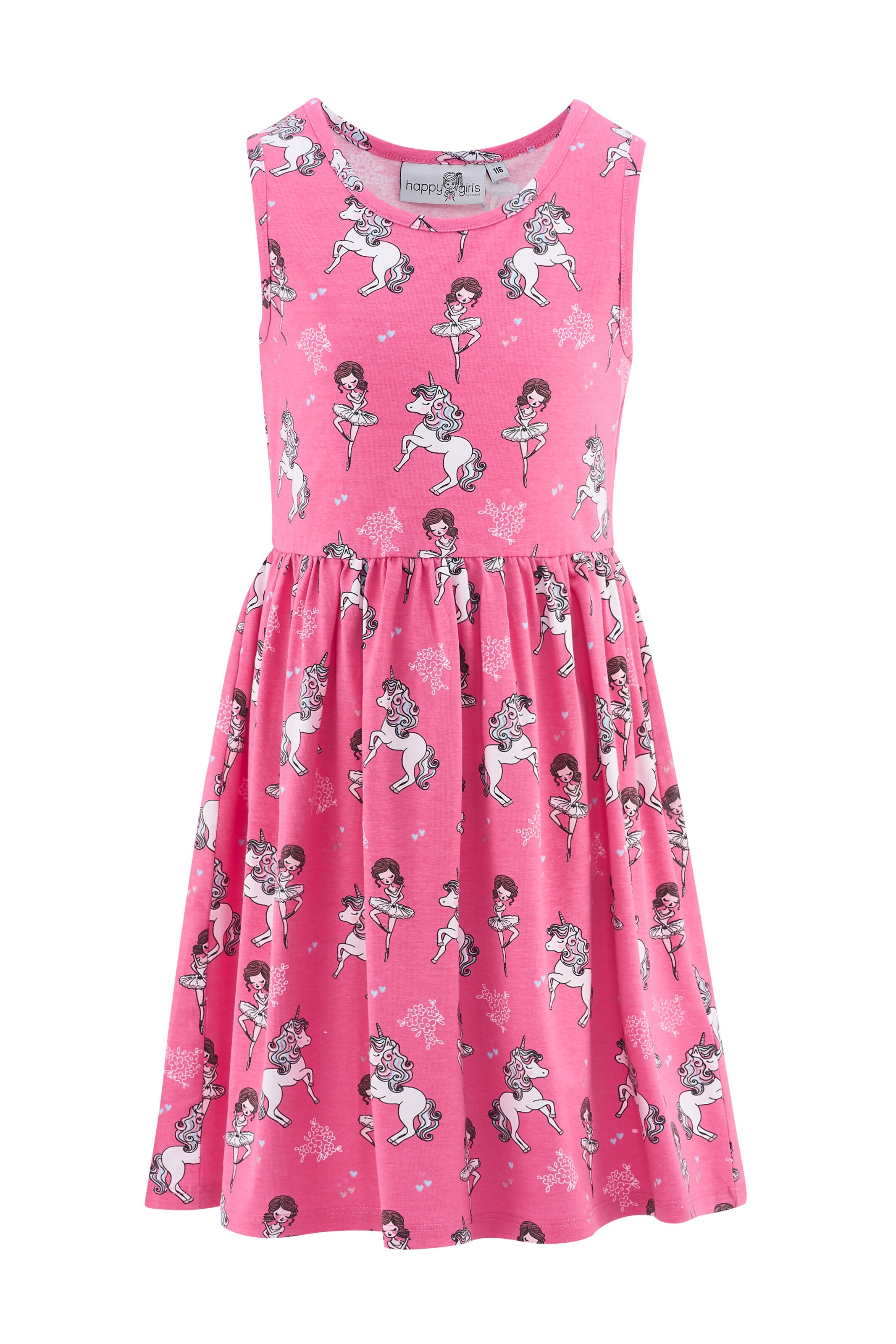 happy girls Платье в Ярко-розовый: спереди
