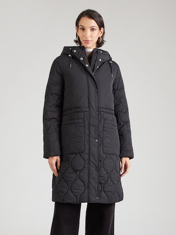 Sisley Ανοιξιάτικο και φθινοπωρινό παλτό σε μαύρο: μπροστά