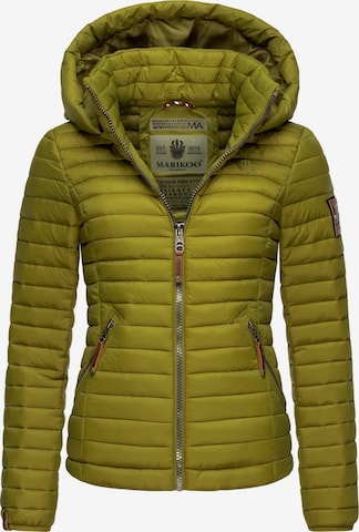 MARIKOO Between-season jacket 'Löwenbaby' in Green: front