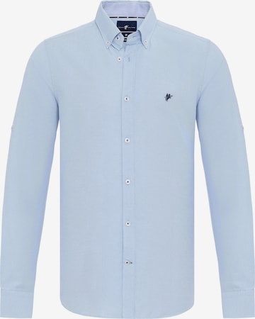 Coupe regular Chemise business 'JONES' DENIM CULTURE en bleu : devant