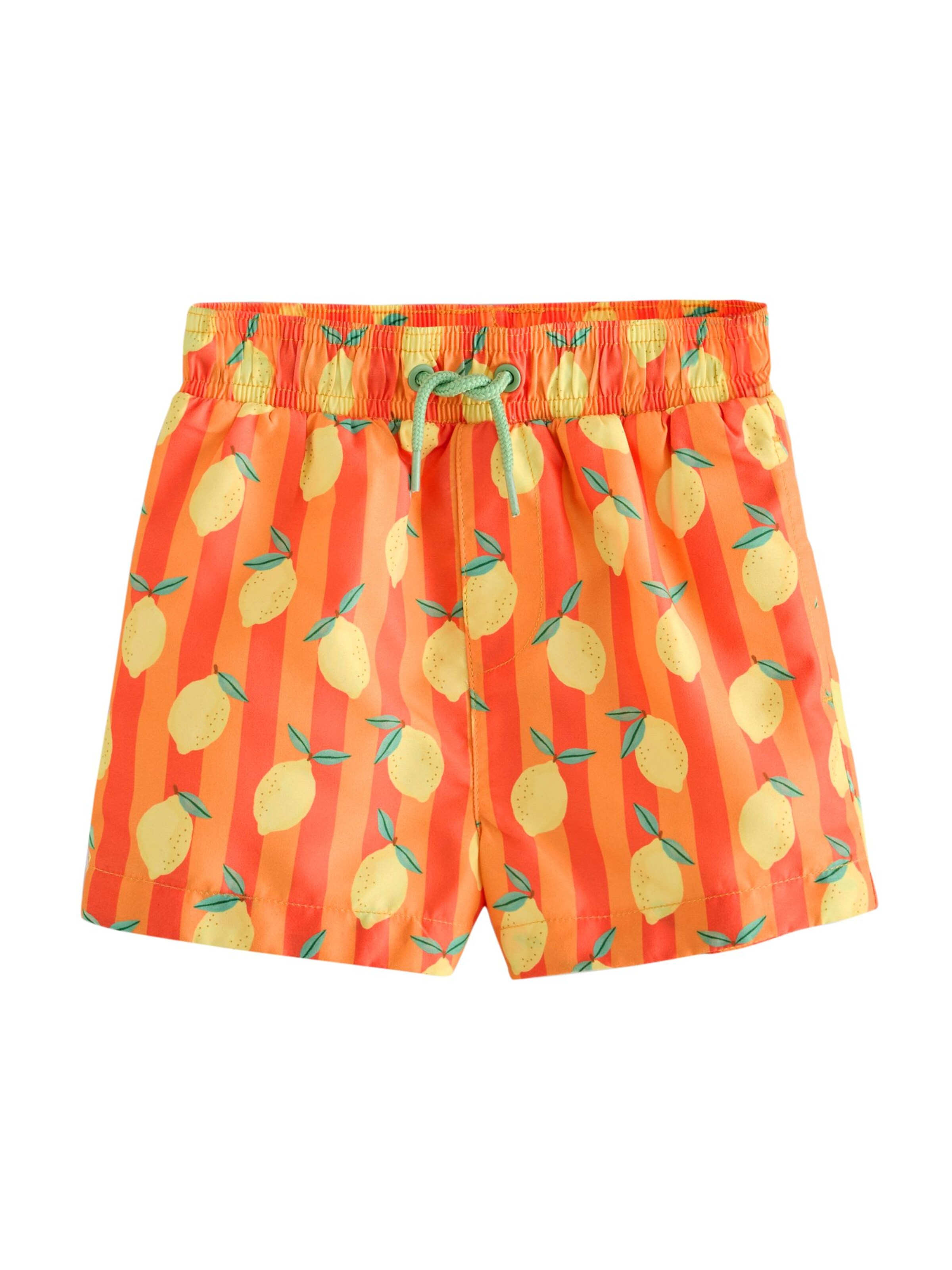 Next Swimming shorts in 74 in Yellow / Green / Orange, Item view