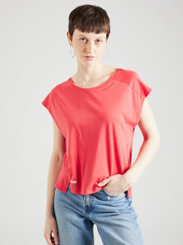 Ragwear T-Shirt 'GRATEEN' in Pink: Vorderseite