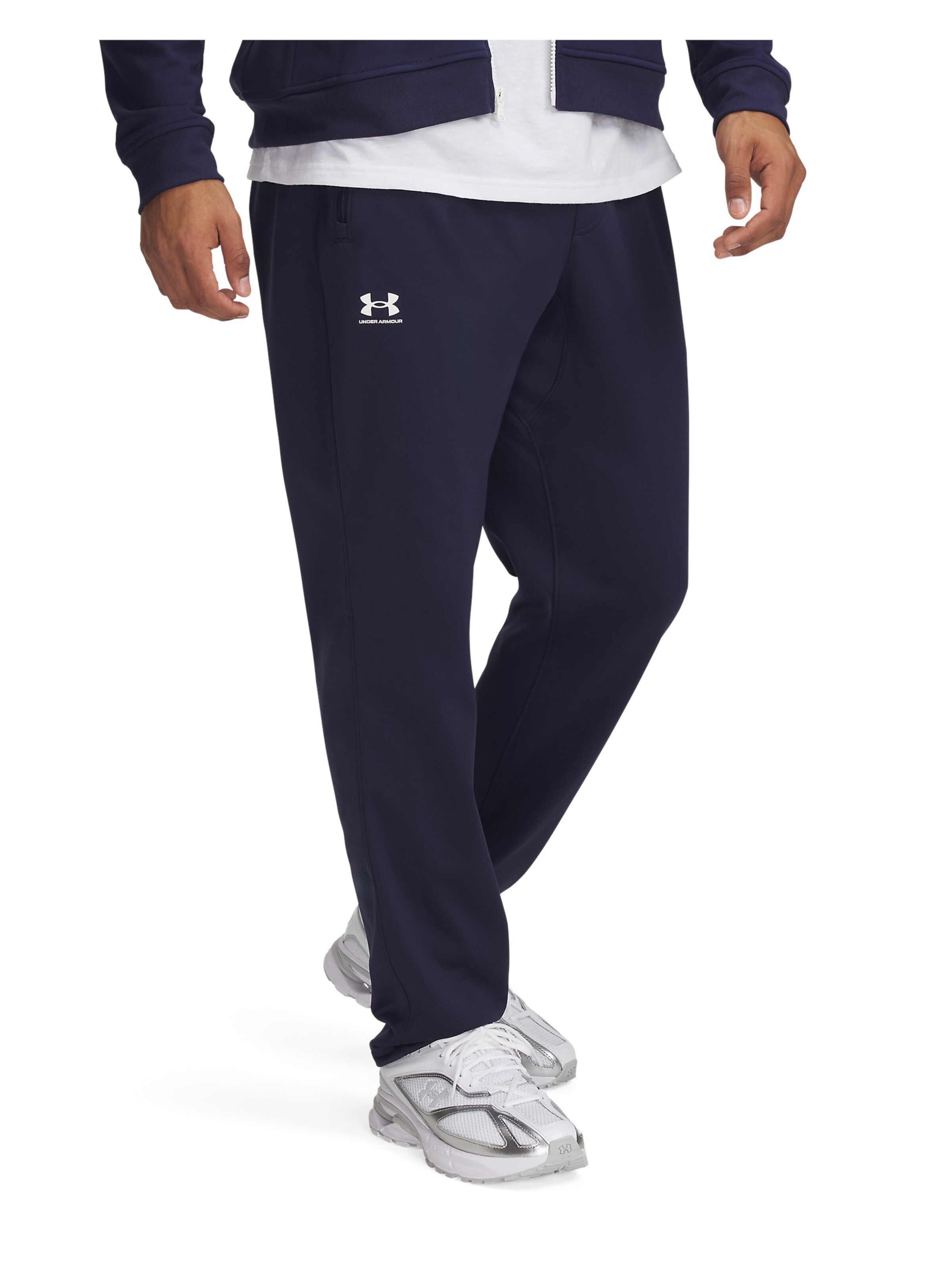 UNDER ARMOUR Regular Sports trousers 'Brawler' in Blue: front