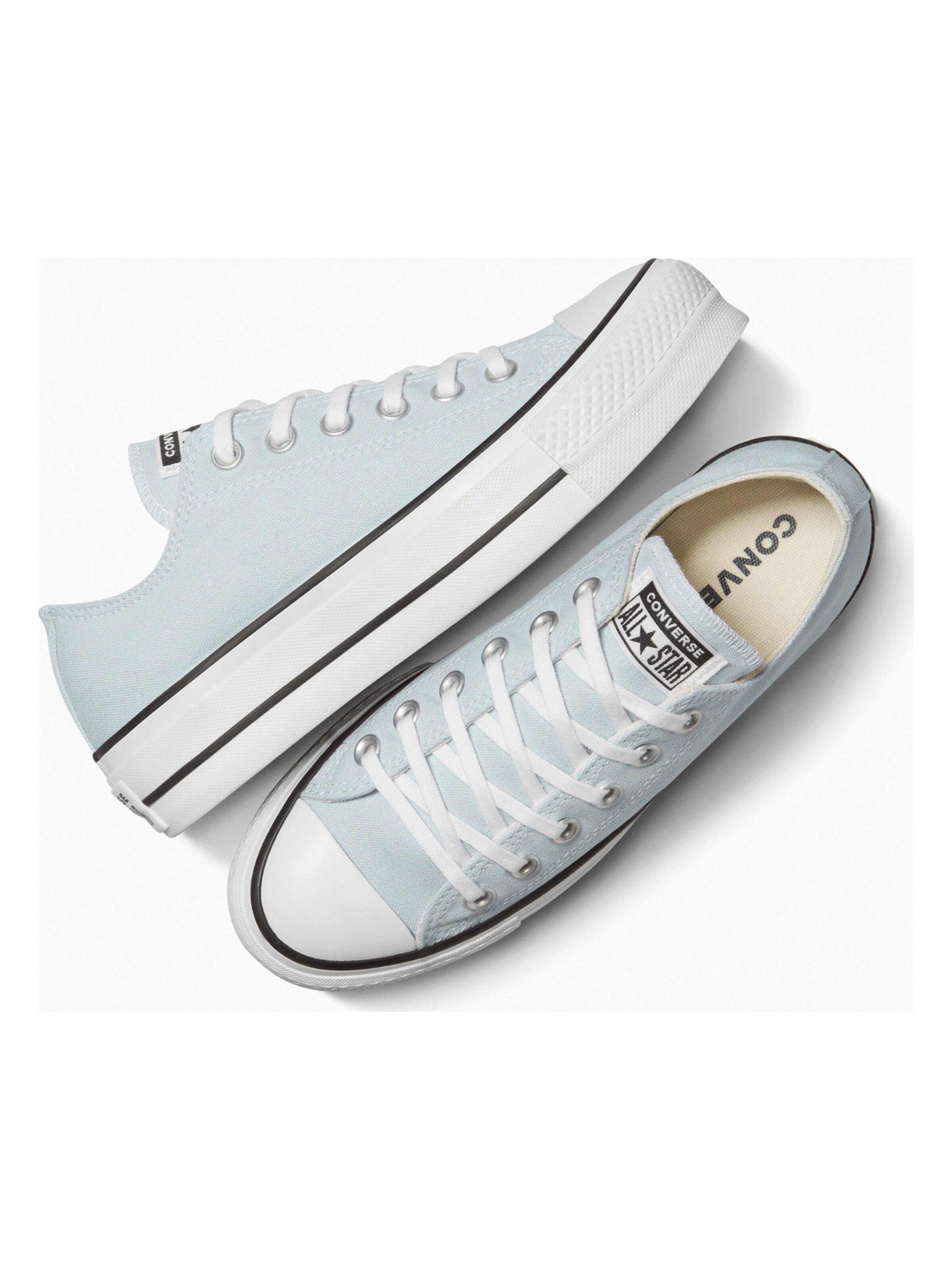 CONVERSE - Zapatillas deportivas bajas 'Converse Chuck Taylor All Star Lift Platform Polka Dots' en azul