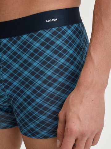 CALIDA Boxershorts 'Cotton Code Design'‌ in Blau