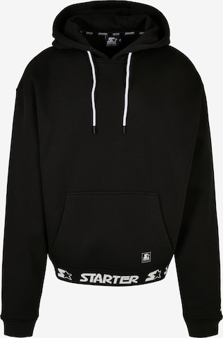 Starter Black Label Sweatshirt in Schwarz: Vorderseite