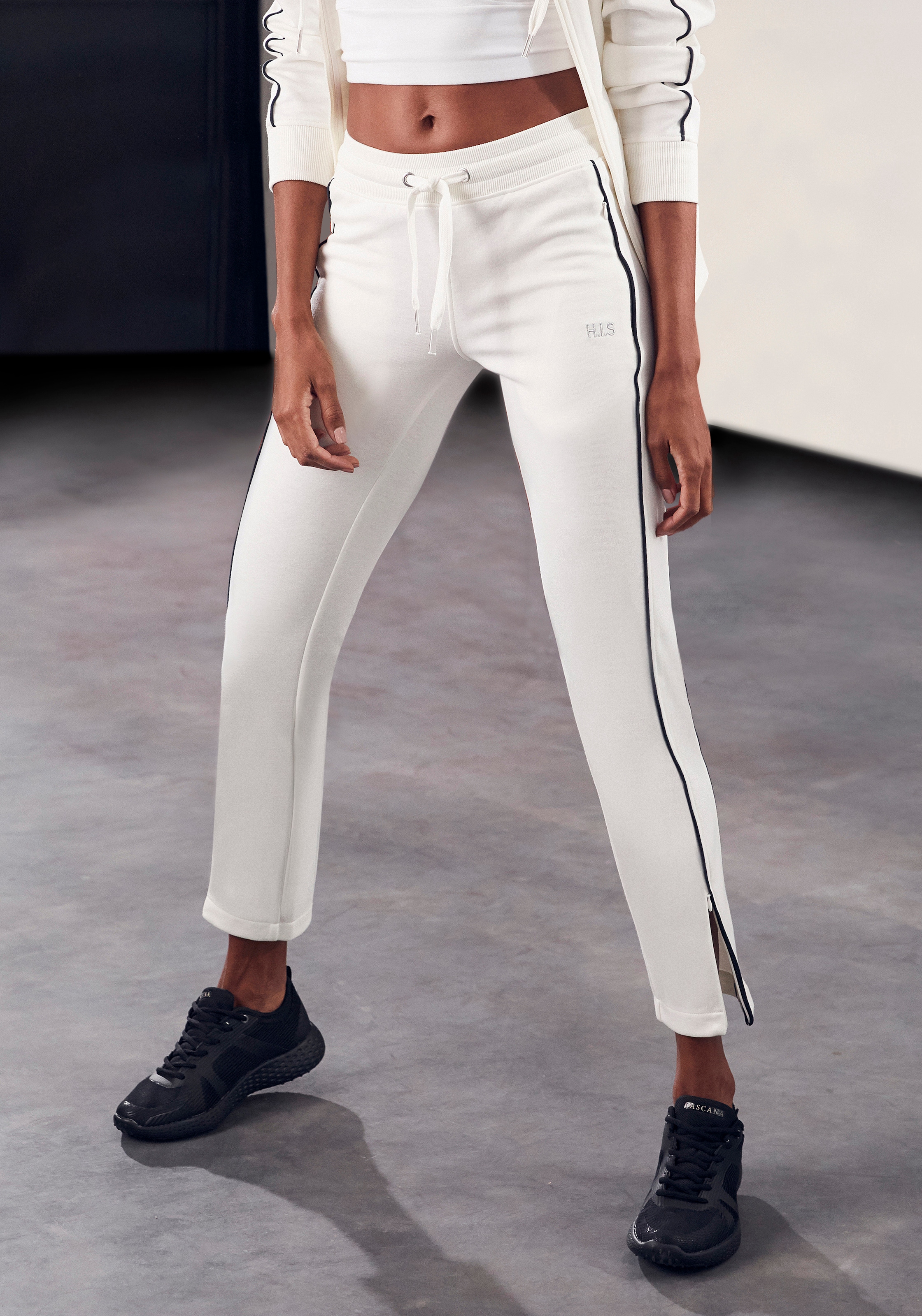 Frauen Große Größen HIS JEANS Sweathose in Weiß - NA62674 Frauen Große Größen HIS JEANS Sweathose in Weiß - NA62674