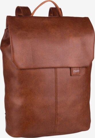 ZWEI Backpack 'Mademoiselle' in Brown: front