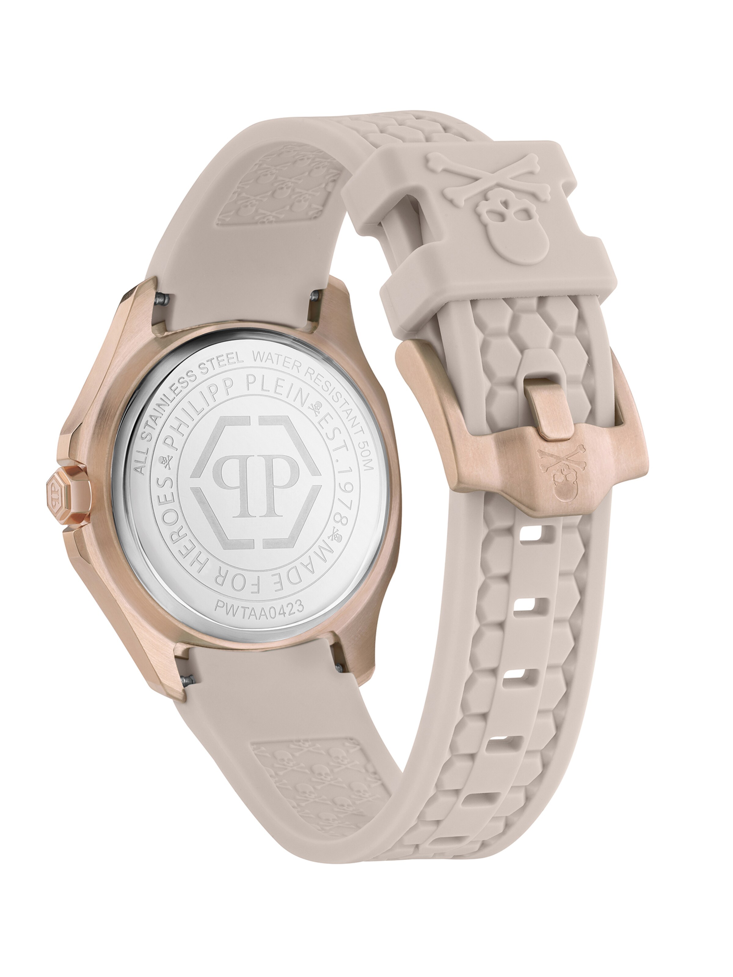 Philipp Plein Analoguhr in Beige