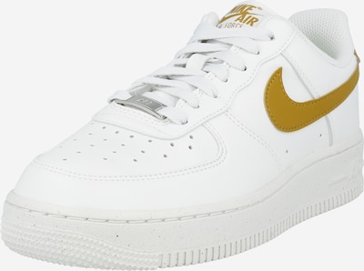 Nike Sportswear Baskets basses 'Air Force 1 '07 SE' en moutarde / blanc, Vue avec produit