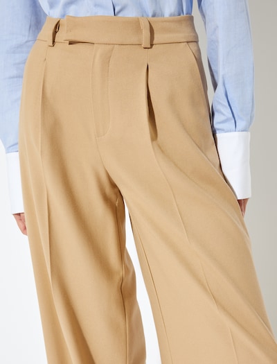 Koton Bandplooibroek in de kleur Camel, Productweergave