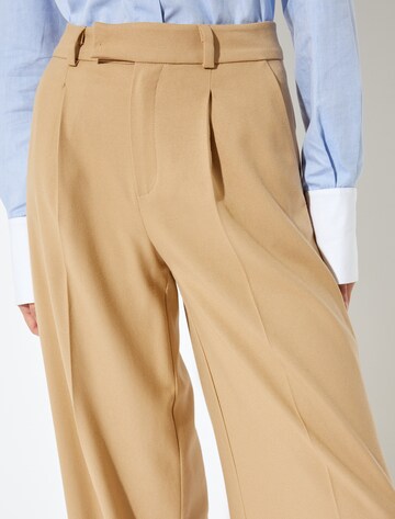 Koton Wide leg Bandplooibroek in Beige