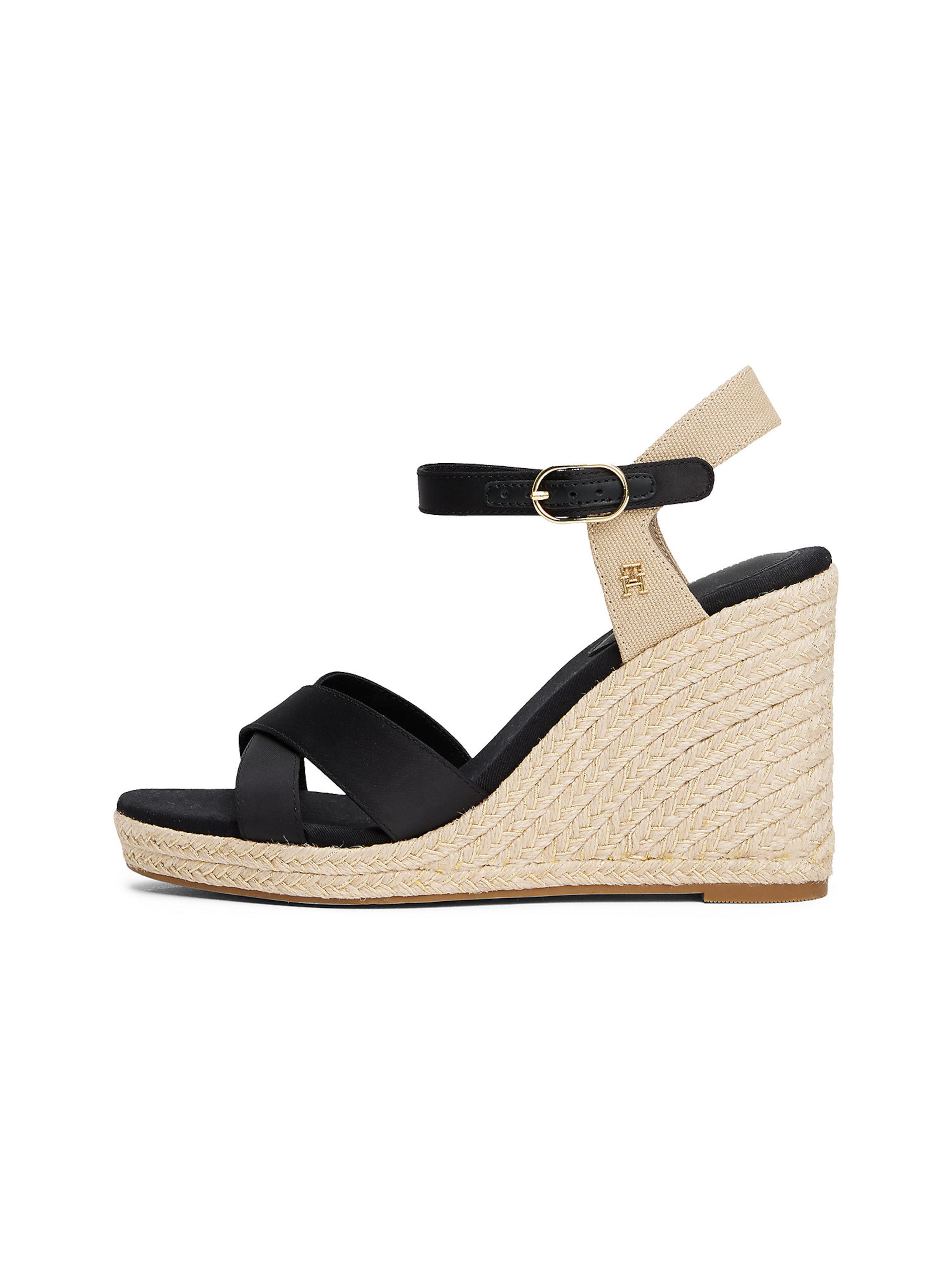 TOMMY HILFIGER Espadrilles in Schwarz: Vorderseite