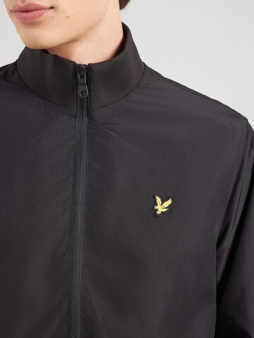 Lyle & Scott Φθινοπωρινό και ανοιξιάτικο μπουφάν σε μαύρο