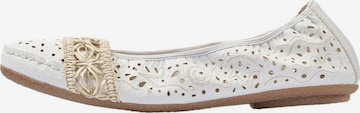 Rieker Ballet Flats in White