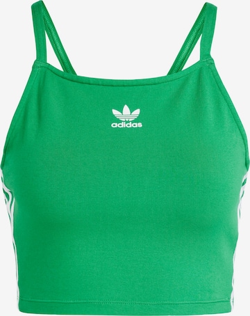 ADIDAS ORIGINALS Top 'Adicolor' in Groen: voorkant